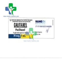 Calitaxel 30mg/5ml Nanogen - Điều trị ung thư buồng trứng di căn